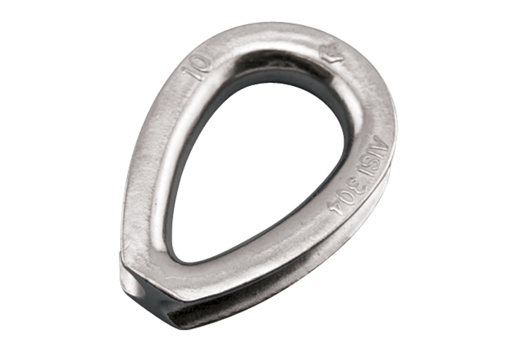 Stainless Steel Extra Heavy Duty Thimble, S0123-XH06, S0123-XH08, S0123-XH10, S0123-XH13, S0123-XH16, S0123-XH20, S0123-XH22, S0123-XH25